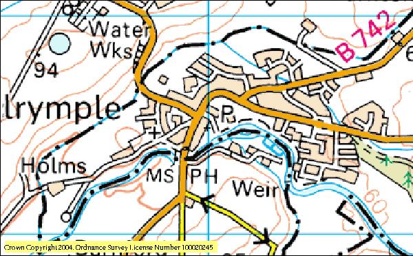Dalrymple map modern